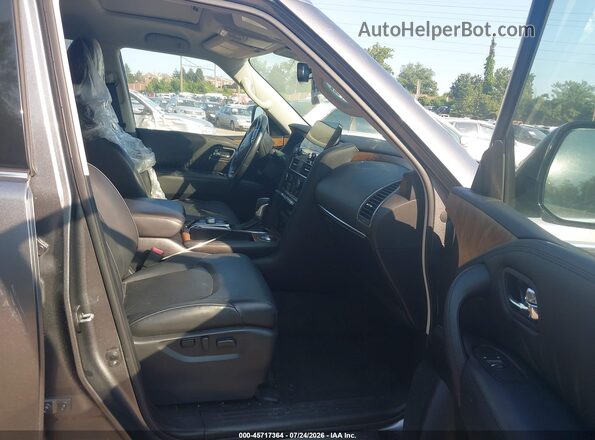 JN8AY2BA0M9375200 2021 NISSAN ARMADA Gray Front interior view