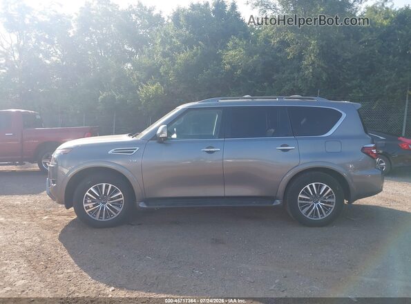 JN8AY2BA0M9375200 2021 NISSAN ARMADA Gray 360 interior view
