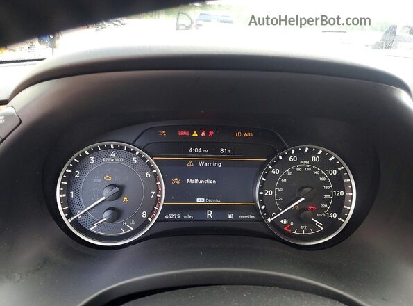 JN8AY2BA0N9392189 2022 NISSAN ARMADA Black Вид щитка приладів