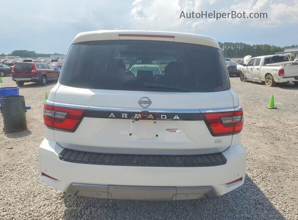 JN8AY2BA2N9392856 2022 NISSAN ARMADA White Հետևի տեսք
