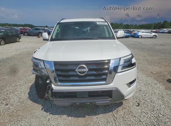 JN8AY2BA2N9392856 2022 NISSAN ARMADA White Դիմացի տեսք