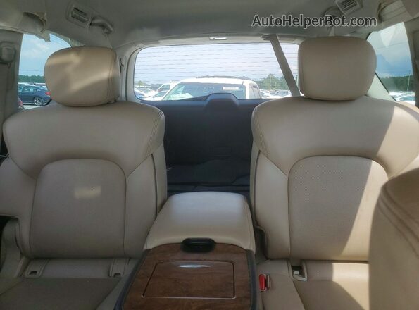 JN8AY2BA2N9392856 2022 NISSAN ARMADA White Հետևի նստատեղերի տեսք