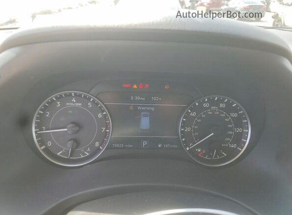 JN8AY2BA2N9392856 2022 NISSAN ARMADA White Սարքավորումների վահանակի տեսք