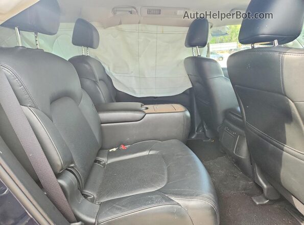 JN8AY2BA2N9393165 2022 NISSAN ARMADA Blue Հետևի նստատեղերի տեսք