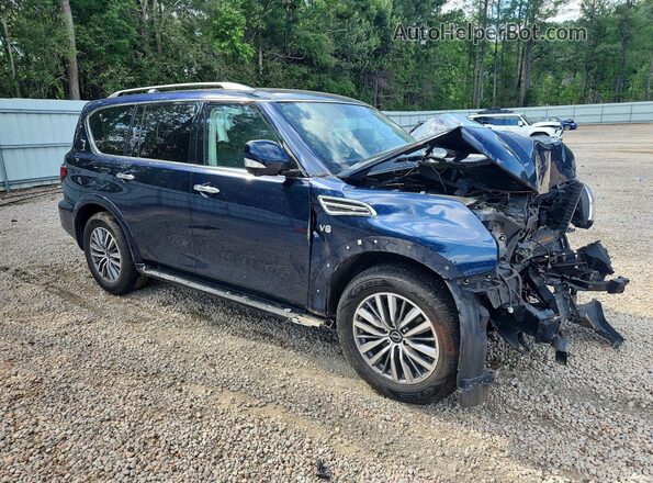 JN8AY2BA2N9393165 2022 NISSAN ARMADA Blue Առջևի աջ