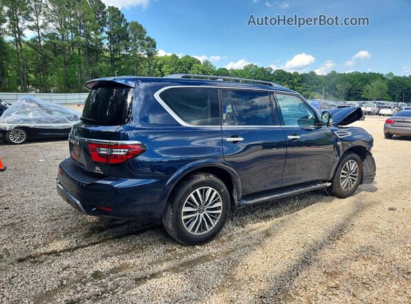 JN8AY2BA2N9393165 2022 NISSAN ARMADA Blue Հետևի աջ