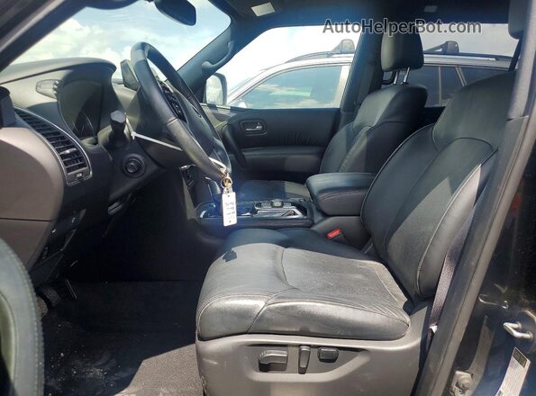 JN8AY2BA6M9375119 2021 NISSAN ARMADA Black Սալոնի դիմացի տեսք