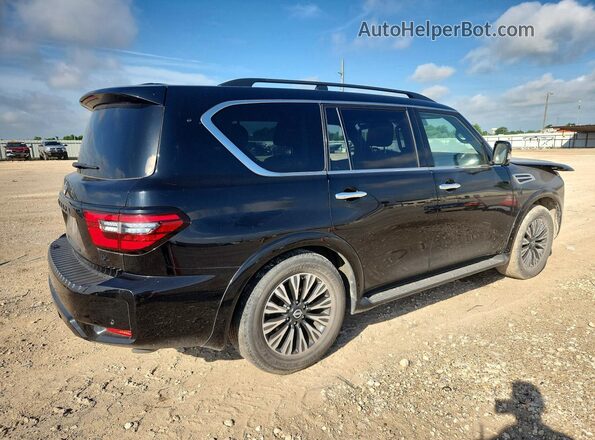 JN8AY2BA6M9375119 2021 NISSAN ARMADA Black Հետևի աջ