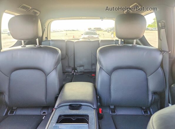 JN8AY2BA6M9375119 2021 NISSAN ARMADA Black Հետևի նստատեղերի տեսք