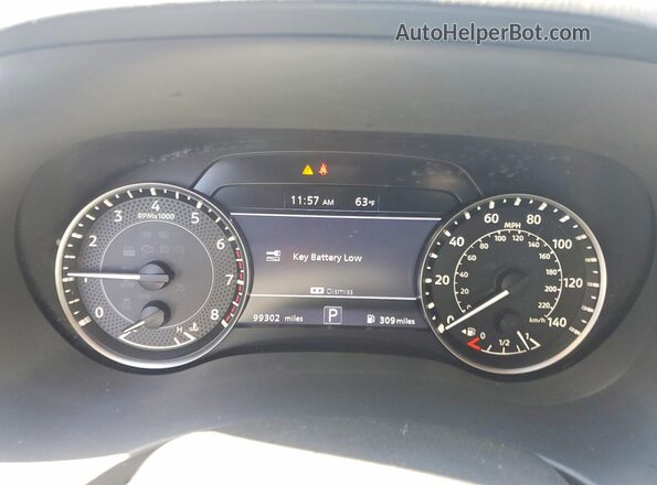 JN8AY2BA8M9371265 2021 NISSAN ARMADA Black Vista del cuadro de instrumentos
