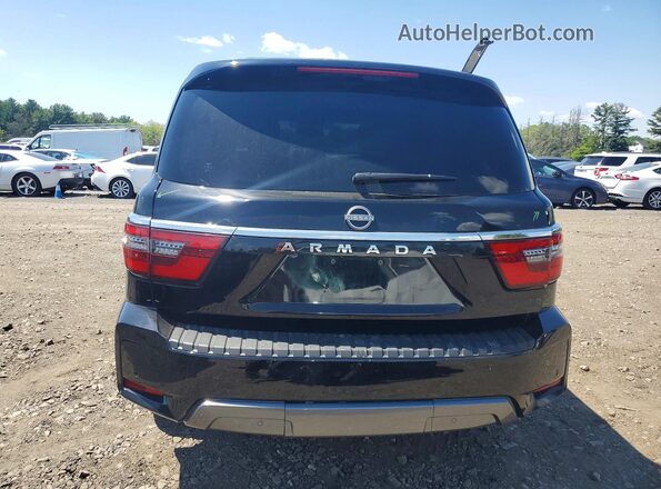 JN8AY2BA8M9371265 2021 NISSAN ARMADA Black Vista trasera