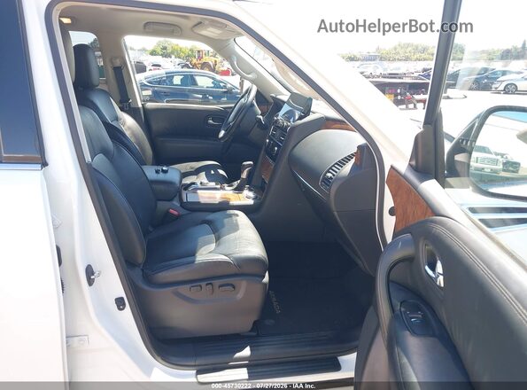 JN8AY2BB7R9851880 2024 NISSAN ARMADA White Widok wnętrza z przodu