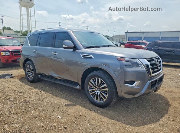 JN8AY2BBXR9852246 2024 NISSAN ARMADA Gray წინა მარჯვენა
