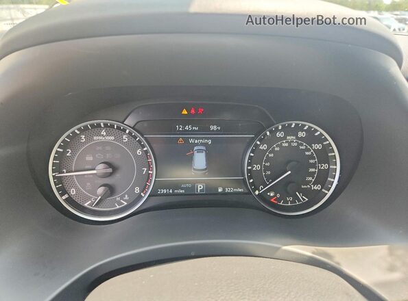 JN8AY2BBXR9852246 2024 NISSAN ARMADA Gray ხელსაწყოთა პანელის ხედი