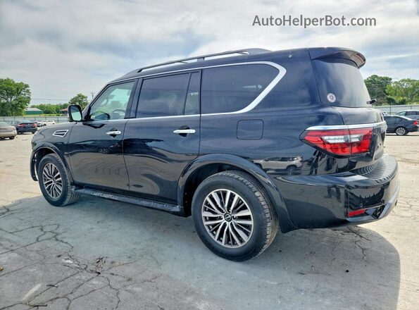 JN8AY2BC8P9180905 2023 NISSAN ARMADA Black Հետևի ձախ