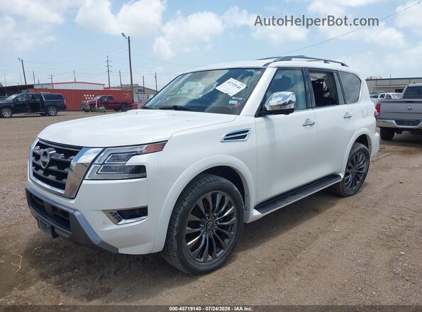 JN8AY2CC3P9183841 2023 NISSAN ARMADA White Передня ліва чверть
