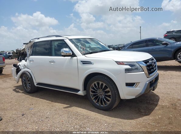 JN8AY2CC3P9183841 2023 NISSAN ARMADA White Панорамний вид салону 360°