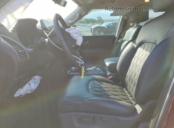 JN8AY2CDXP9690518 2023 NISSAN ARMADA Burgundy Սալոնի դիմացի տեսք