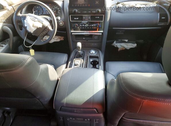 JN8AY2CDXP9690518 2023 NISSAN ARMADA Burgundy Առջևի վահանակի տեսք