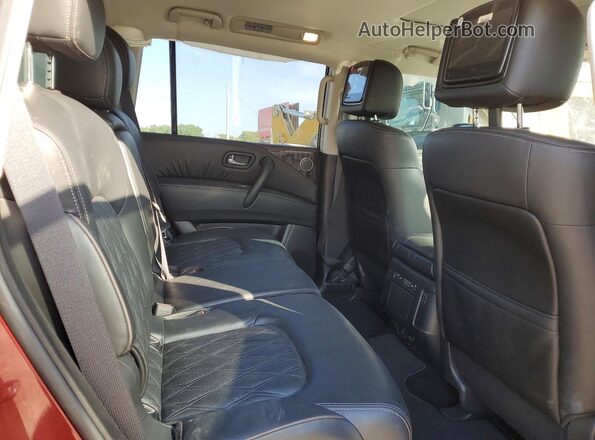 JN8AY2CDXP9690518 2023 NISSAN ARMADA Burgundy Սալոնի հետևի տեսք