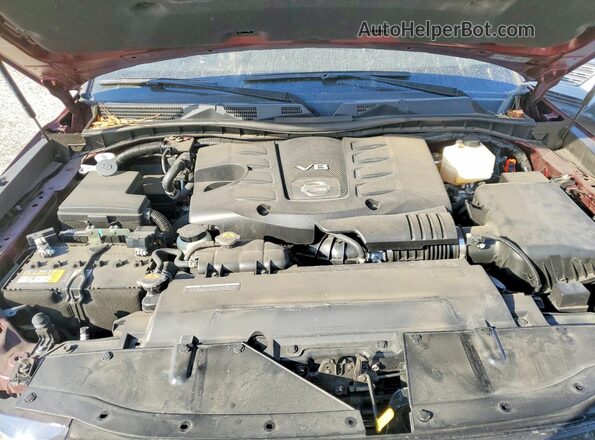 JN8AY2CDXP9690518 2023 NISSAN ARMADA Burgundy Շարժիչի բաժամունքի տեսք