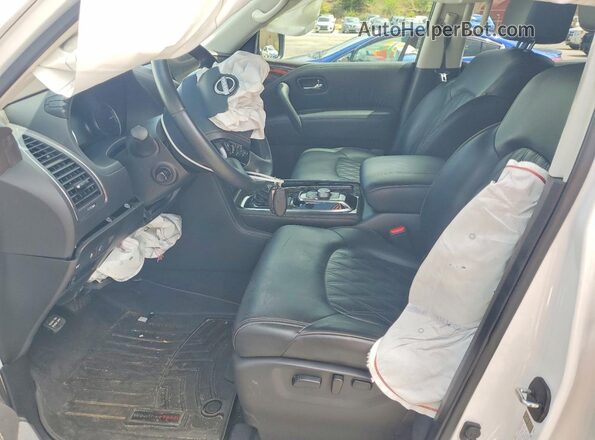 JN8AY2DA1N9390366 2022 NISSAN ARMADA White Սալոնի դիմացի տեսք
