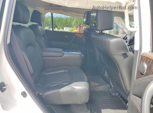 JN8AY2DA1N9390366 2022 NISSAN ARMADA White Հետևի նստատեղերի տեսք