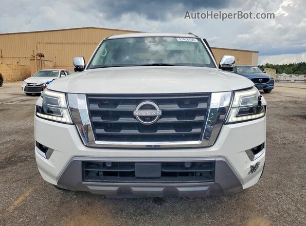JN8AY2DA1N9390366 2022 NISSAN ARMADA White Դիմացի տեսք