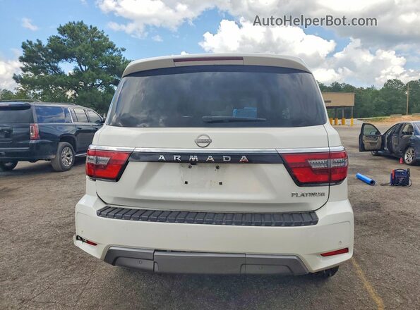 JN8AY2DA1N9390366 2022 NISSAN ARMADA White Հետևի տեսք