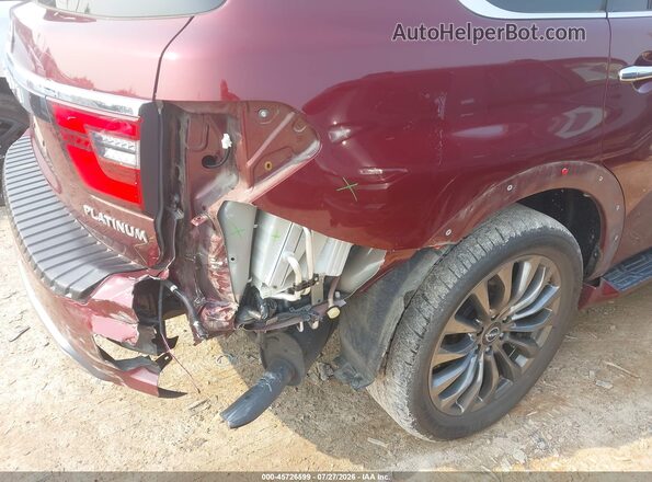 JN8AY2DA5P9400433 2023 NISSAN ARMADA Burgundy Front view