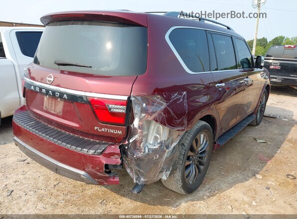 JN8AY2DA5P9400433 2023 NISSAN ARMADA Burgundy Rear right