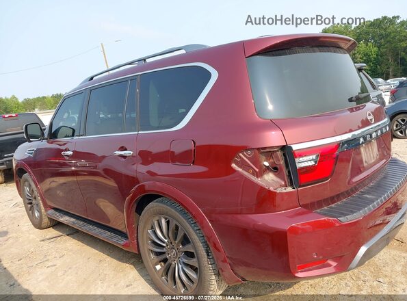 JN8AY2DA5P9400433 2023 NISSAN ARMADA Burgundy 360 interior view
