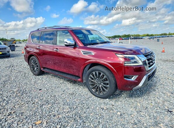 JN8AY2DAXP9401125 2023 NISSAN ARMADA Red Przód prawy