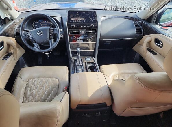 JN8AY2DAXP9401125 2023 NISSAN ARMADA Red Widok deski rozdzielczej