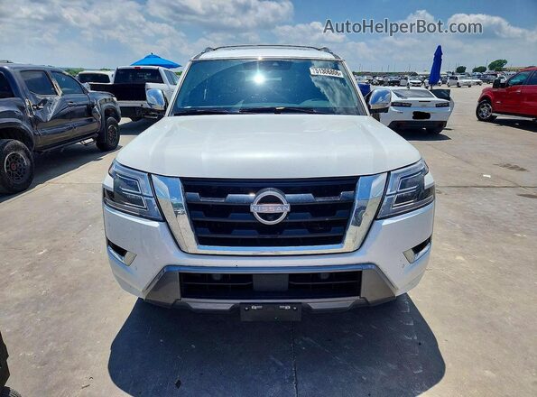 JN8AY2DAXR9418154 2024 NISSAN ARMADA White Вид спереду