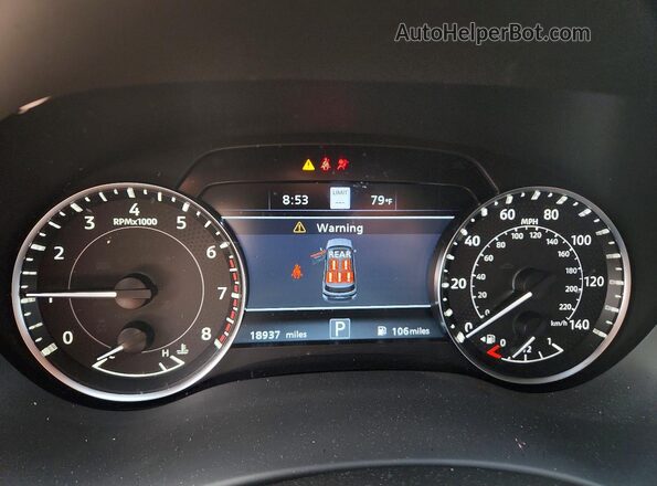 JN8AY2DAXR9418154 2024 NISSAN ARMADA White Вид щитка приладів