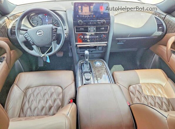 JN8AY2DAXR9418154 2024 NISSAN ARMADA White Вид панелі приладів