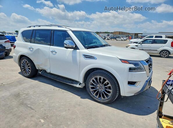 JN8AY2DAXR9418154 2024 NISSAN ARMADA White Передня права чверть