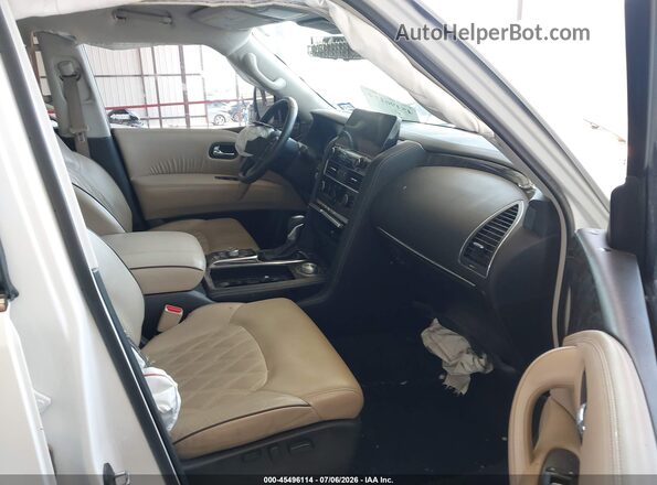 JN8AY2DB1M9794467 2021 NISSAN ARMADA White Widok wnętrza z przodu