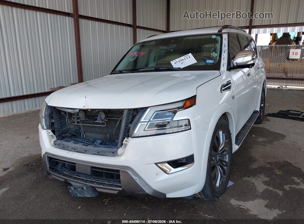 JN8AY2DB1M9794467 2021 NISSAN ARMADA White Przód lewy