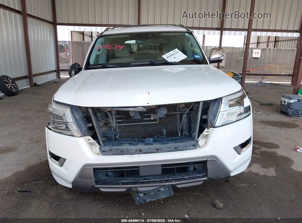 JN8AY2DB1M9794467 2021 NISSAN ARMADA White Widok zestawu wskaźników