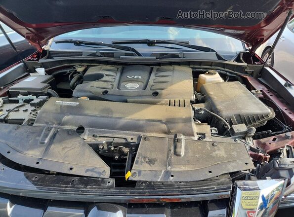 JN8AY2DB4R9850652 2024 NISSAN ARMADA Burgundy Շարժիչի բաժամունքի տեսք