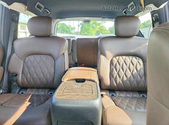 JN8AY2DB4R9850652 2024 NISSAN ARMADA Burgundy Հետևի նստատեղերի տեսք