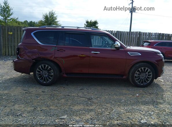 JN8AY2DB9R9851330 2024 NISSAN ARMADA Burgundy 360 interior view