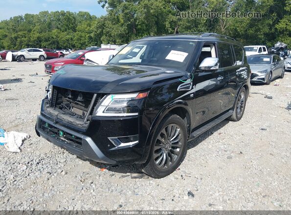 JN8AY2DBXM9795522 2021 NISSAN ARMADA Black Front left