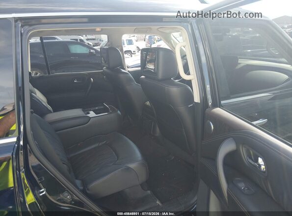 JN8AY2DBXM9795522 2021 NISSAN ARMADA Black VIN sticker view