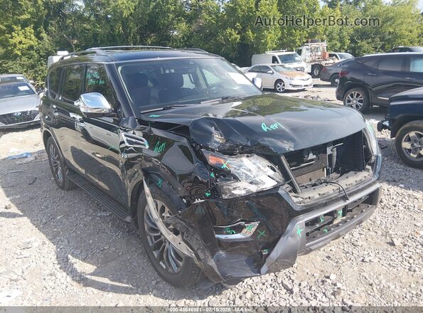 JN8AY2DBXM9795522 2021 NISSAN ARMADA Black Front view