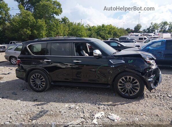 JN8AY2DBXM9795522 2021 NISSAN ARMADA Black 360 interior view