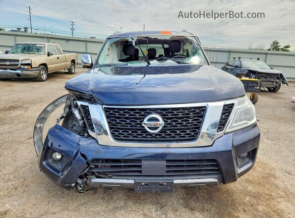 JN8AY2NC7KX511389 2019 NISSAN ARMADA Blue Widok z przodu