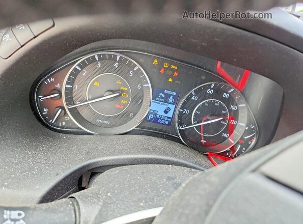 JN8AY2NC7KX511389 2019 NISSAN ARMADA Blue Widok zestawu wskaźników